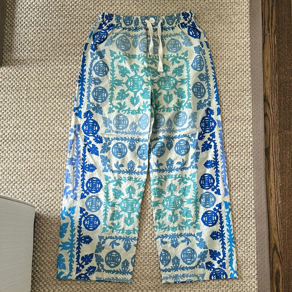 Zara Printed Poplin Pant